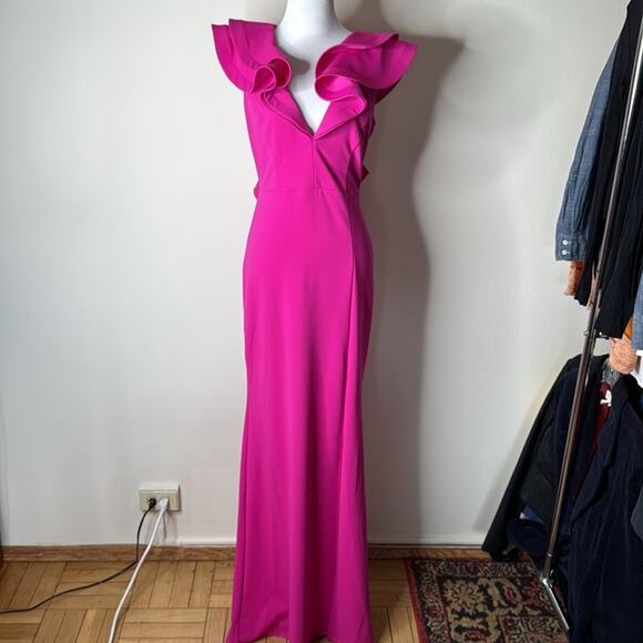 Fashion Nova Pink Take A Bow Maxi Dress - Picture 2 of 11